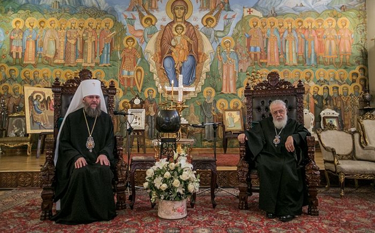 Глава грузинской церкви призвал молиться о сохранении единства православия в Малороссии